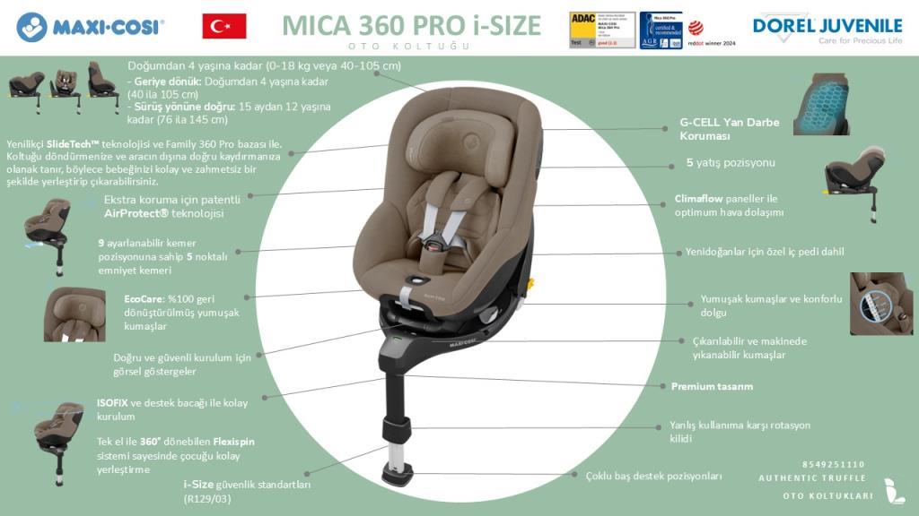 maxi cosi mica pro 360 authentic terra 30846