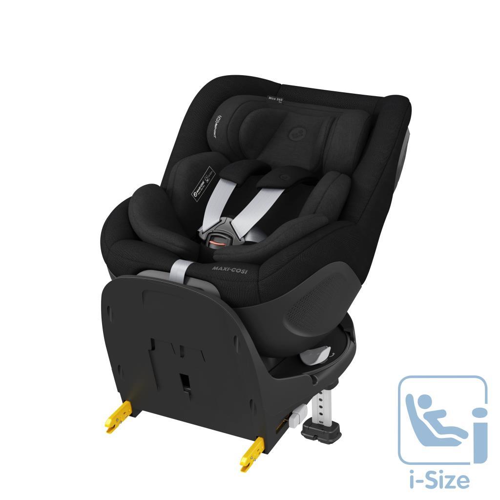 maxi cosi mica pro 360 isofixli bebek oto koltugu authentic black 27749