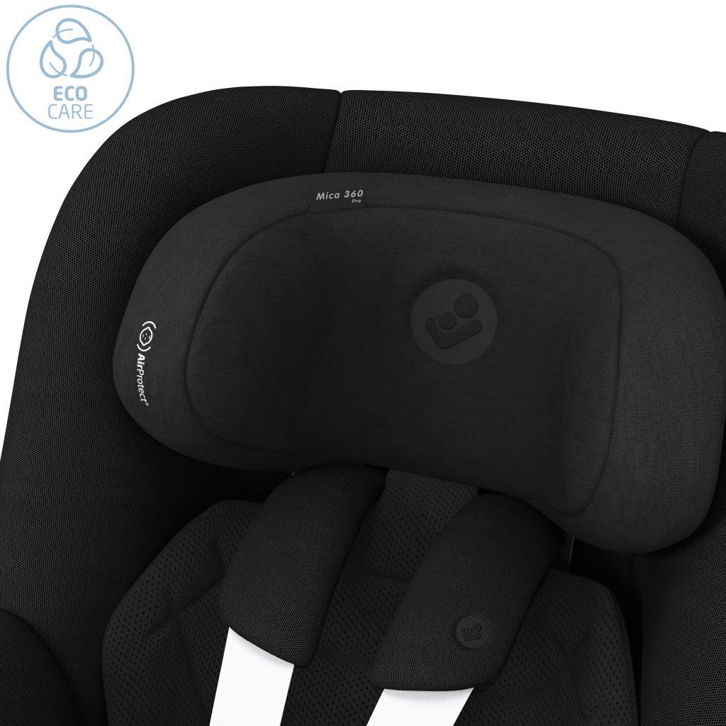 maxi cosi mica pro 360 isofixli bebek oto koltugu authentic black 27750