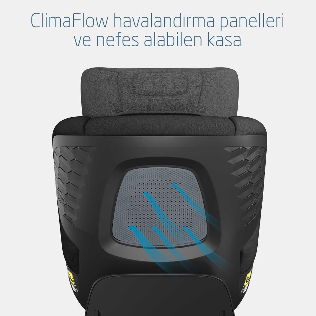 maxi cosi mica pro eco 360 dönebilir bebek oto koltuğu authentic black 27248