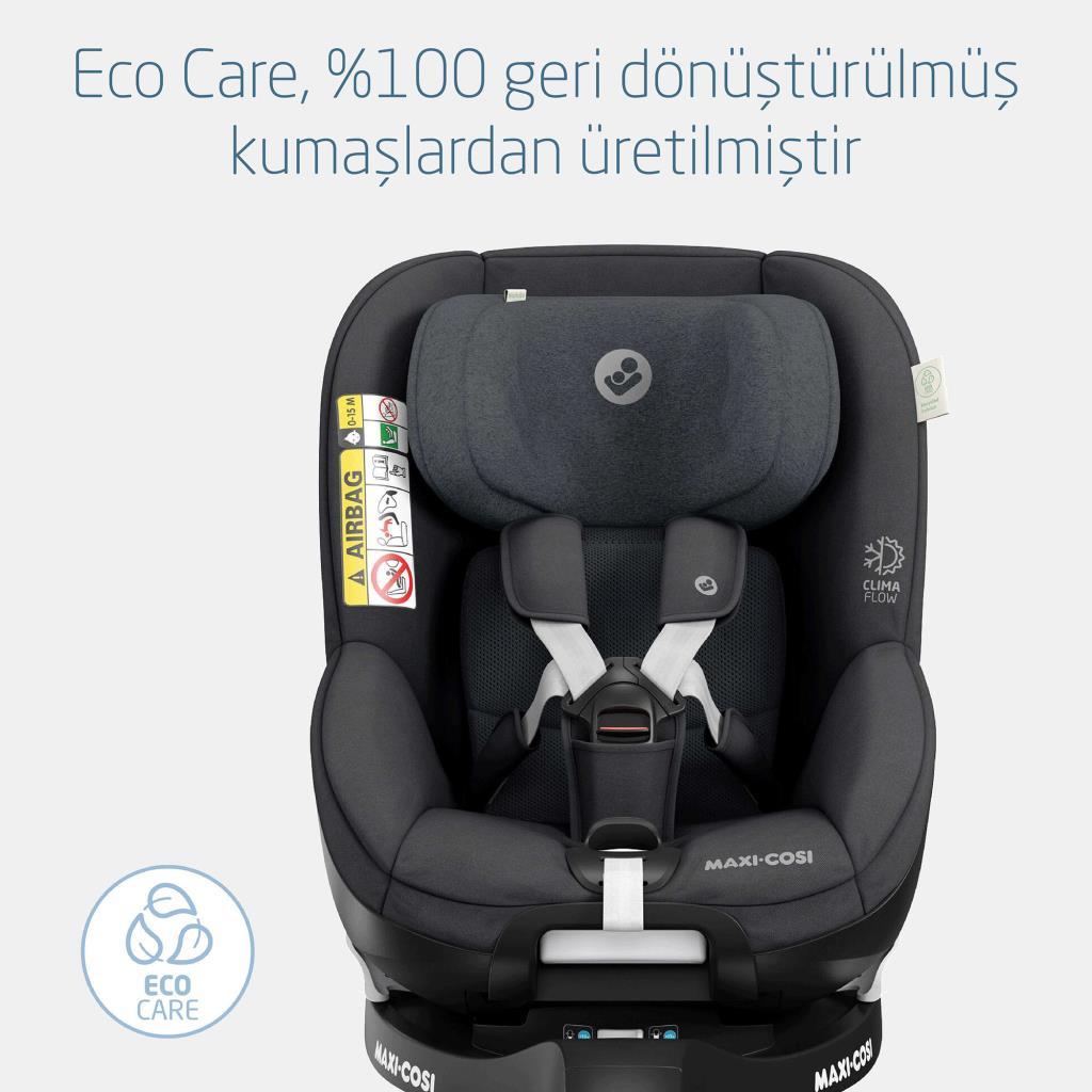 Maxi cosi mica pro isofixli 360 dönebilir bebek oto koltuğu authentic graphite 27280