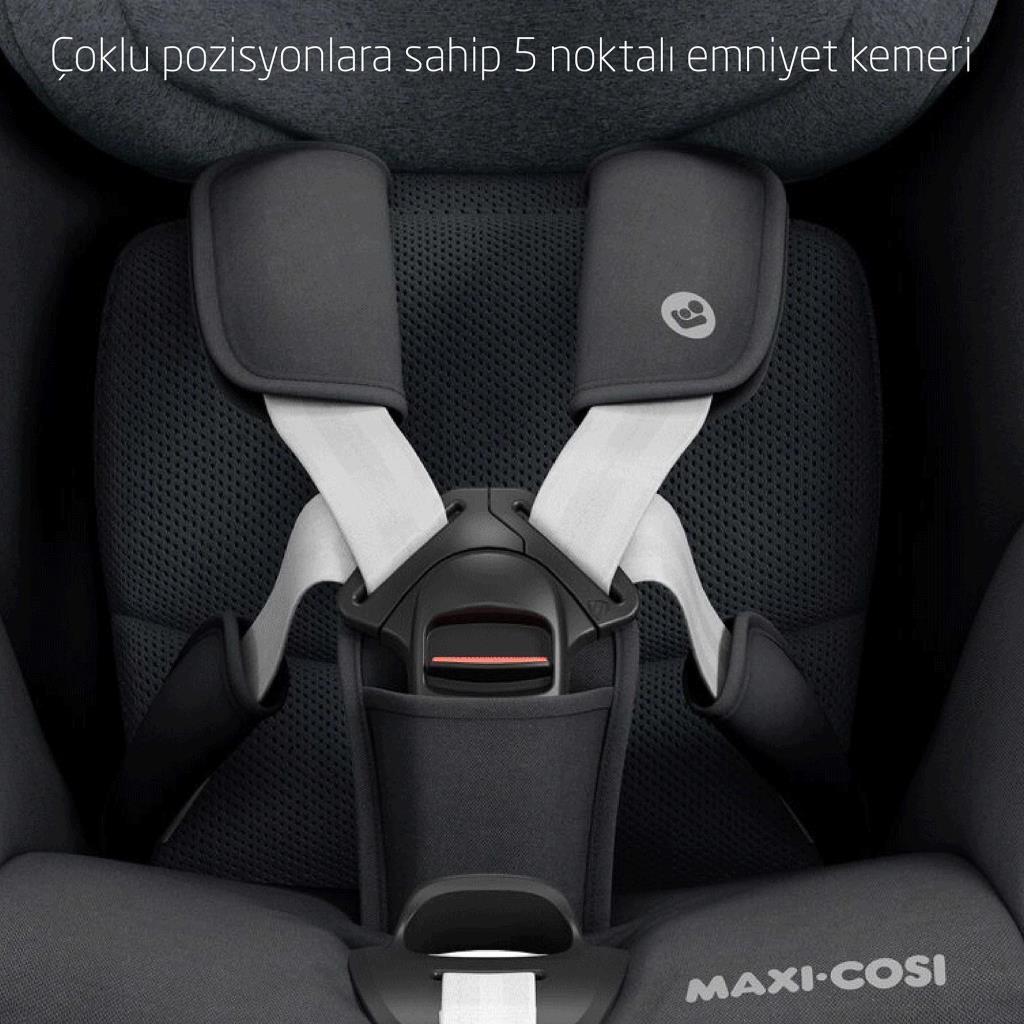 Maxi cosi mica pro isofixli 360 dönebilir bebek oto koltuğu authentic graphite 27281