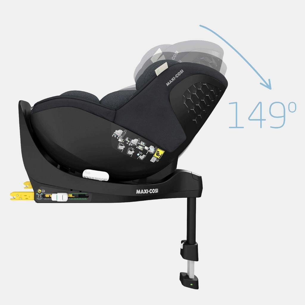 Maxi cosi mica pro eco isofixli 360 dönebilir bebek oto koltuğu authentic graphite 27289