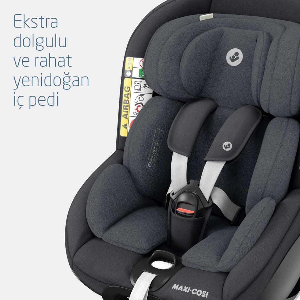 Maxi cosi mica pro eco isofixli 360 dönebilir bebek oto koltuğu authentic graphite 27291