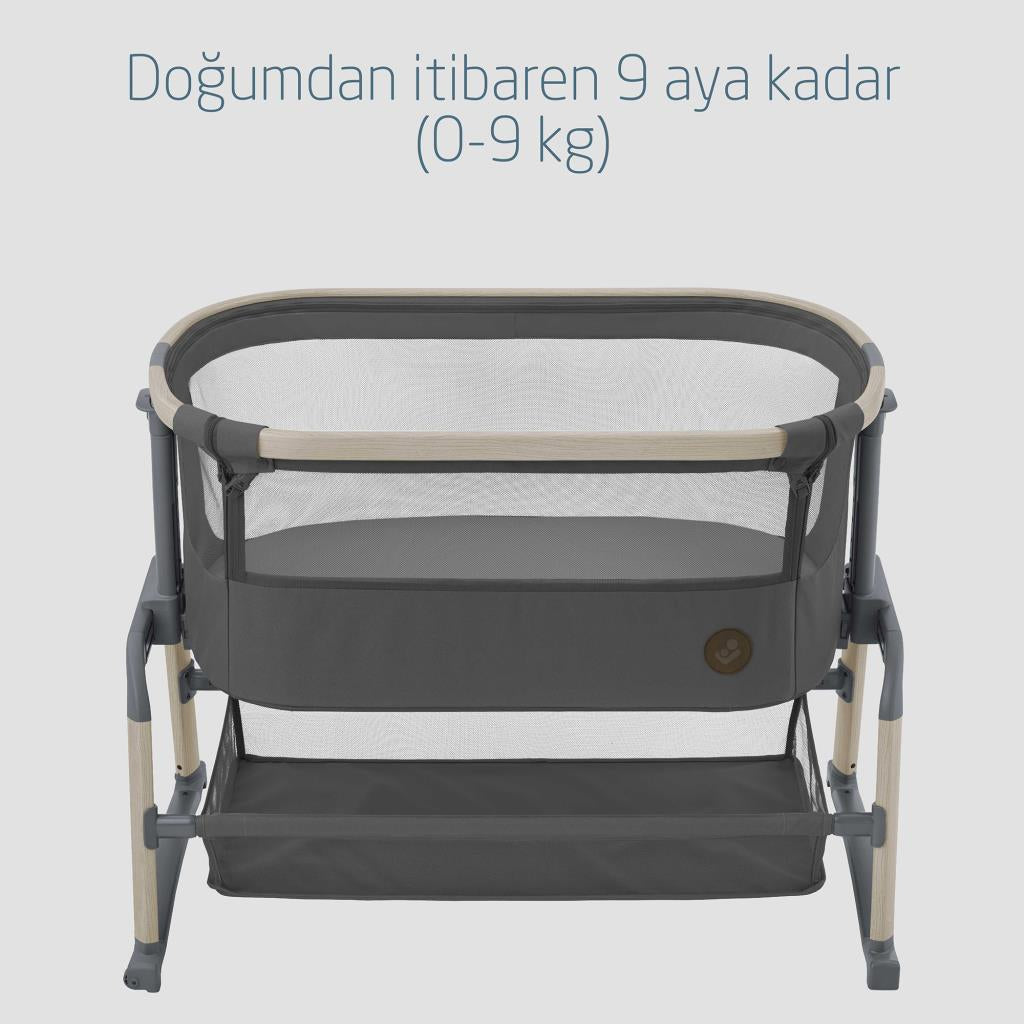 maxi cosi anne yanı Maxi-Cosi Iora Air Sallanabilen Ahşap Görünümlü Anne Yanı Beşik Beyond –  Maxi-Cosi Türkiye