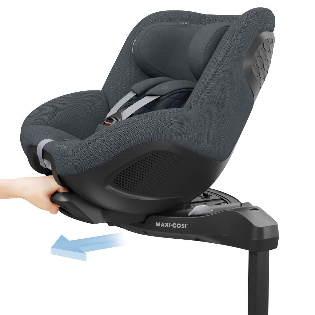 MAXI-COSI MICA 360 PRO ブラック Maxi-Cosi Mica 360 Pro i-Size Dünyanın İlk Kızaklı, Araç Dışına