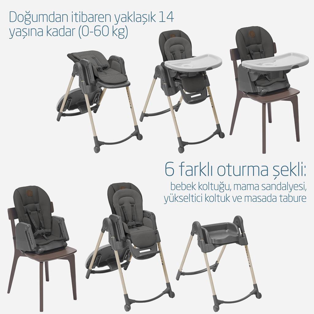 maxi cosi mama sandalyesi Maxi-Cosi Minla 6'sı Bir Arada Ahşap Görünümlü Mama Sandalyesi Beyond – Maxi -Cosi Türkiye