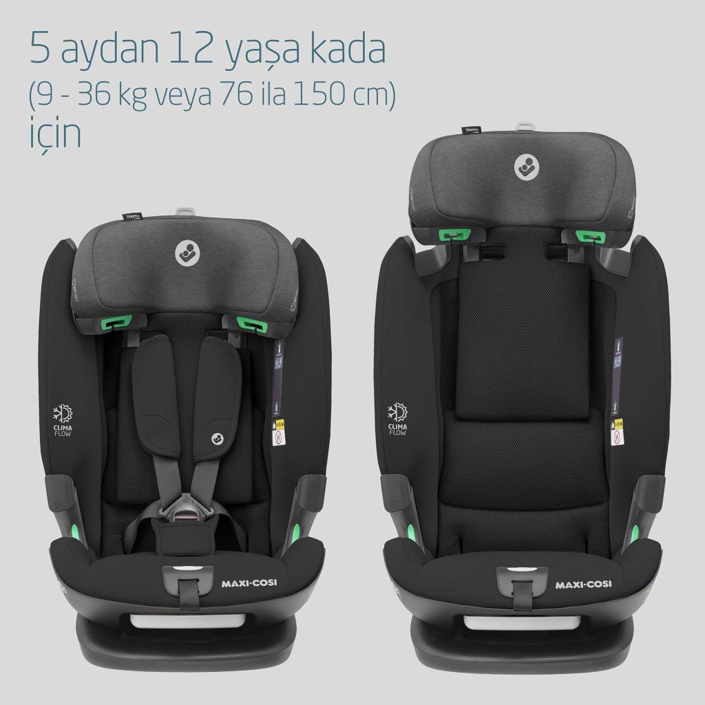 maxi cosi titan pro i size adac Maxi-Cosi Titan Pro I-Size ADAC'lı 9-36 Kg Çocuk Oto Koltuğu Authentic –  Maxi-Cosi Türkiye